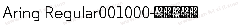 Aring Regular001000字体转换